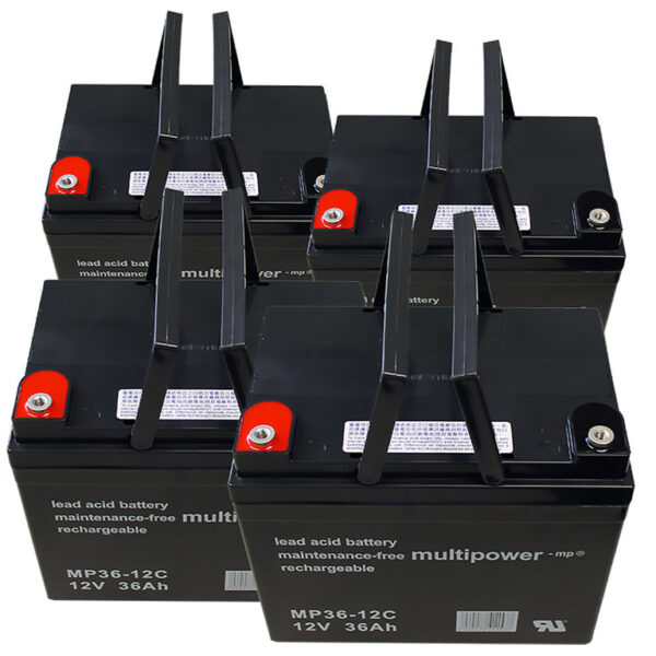 Akku-Satz 48V 36Ah für Shoprider TE 889 NR DX Rügen