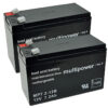 Ersatz-Akkusatz Multipower für APC Smart-UPS SU700R2IBX120 RBC 22