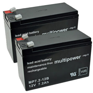 Ersatz-Akkusatz Multipower für APC Smart-UPS SU700R2IBX120 RBC 22