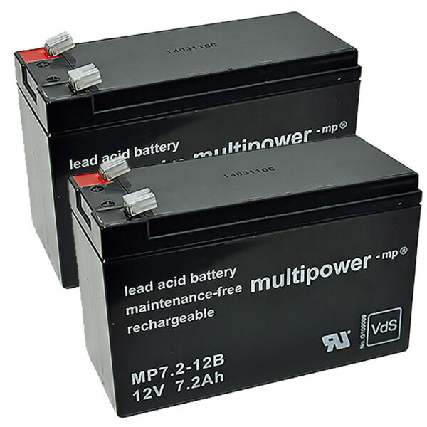 Ersatz-Akkusatz Multipower für APC Smart-UPS SU700R2IBX120 RBC 22