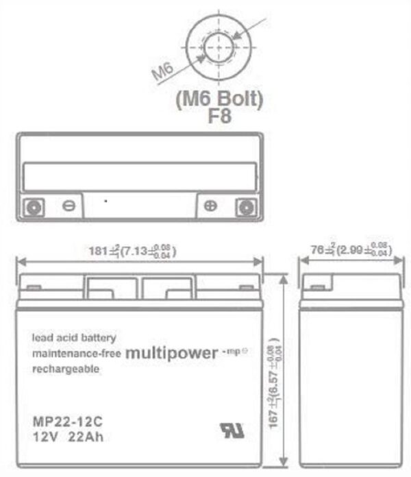 Akku-Satz 24V 22Ah für Meyra