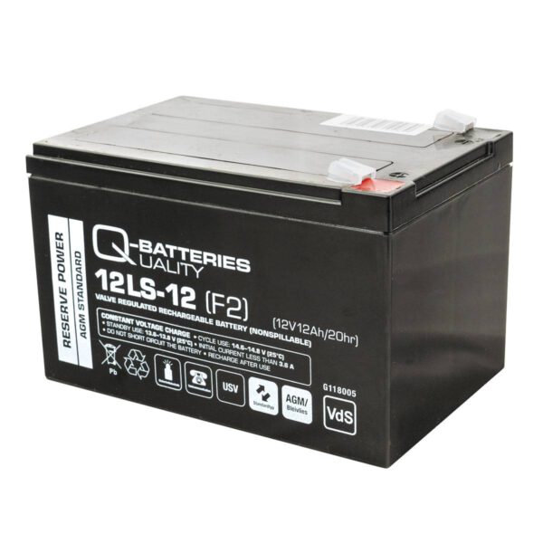 Q-Batteries 12LS-12 F2 4 Stück Q-Batteries 12LS-12 F2 (VdS) | 12V 12Ah