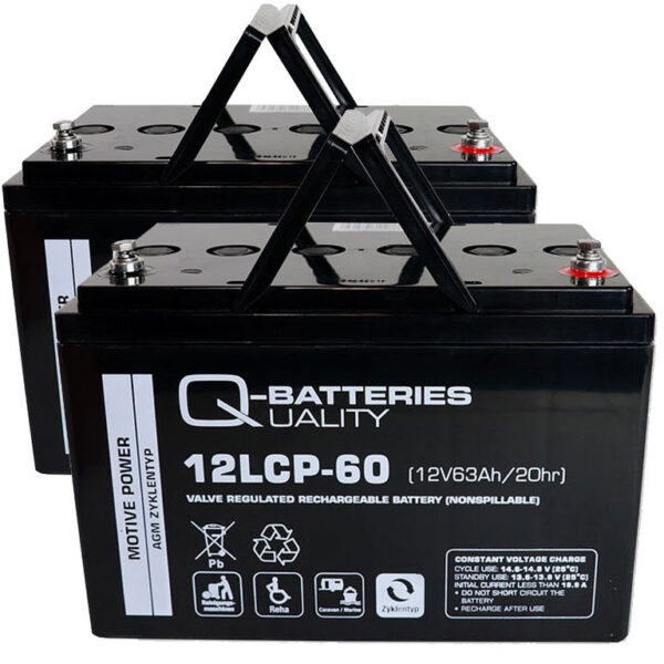 2 Stück Q-Batteries 12LCP-60