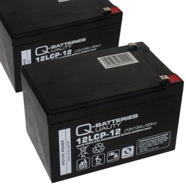 3 Stück Q-Batteries 12LCP-12 | 12V 13Ah