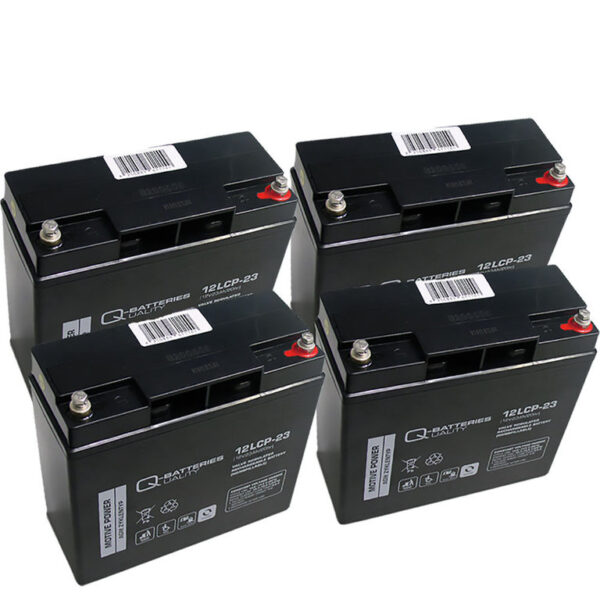 Akku-Satz 48V 23Ah statt 20Ah für Rolektro E-Trike 25 600W