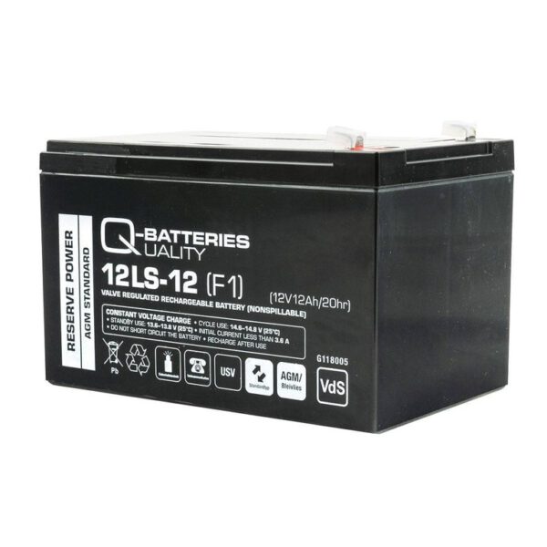 Q-Batteries 12LS-12 F1 (VdS) | 12V 12Ah