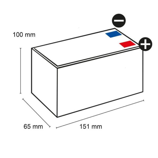 Ersatz-Akku 12V 7,2Ah für Best Power USV-Anlagen