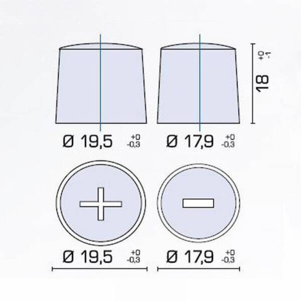 Batterie-Satz 24V 105Ah für Gansow Scheuersaugmaschine CT 40 B 50