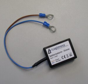 Logimexx Batterie-Alarm Tiefentladeschutz Sirene