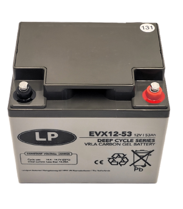 2 Stück Landport EVX12-53 T6 12V 53Ah