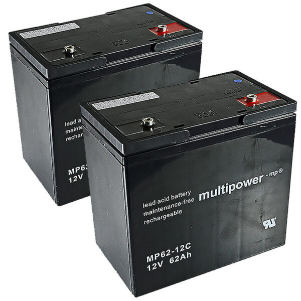 2 Stück Multipower MPC62-12I | 12V 62Ah