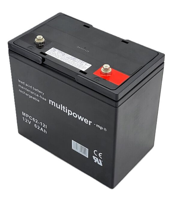 2 Stück Multipower MPC62-12I | 12V 62Ah