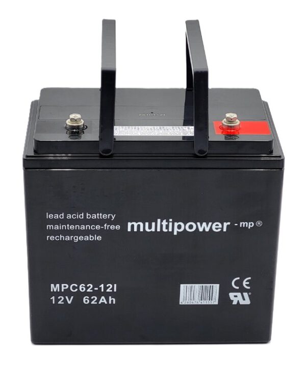 2 Stück Multipower MPC62-12I | 12V 62Ah