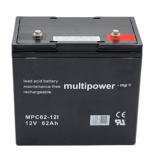 2 Stück Multipower MPC62-12I | 12V 62Ah