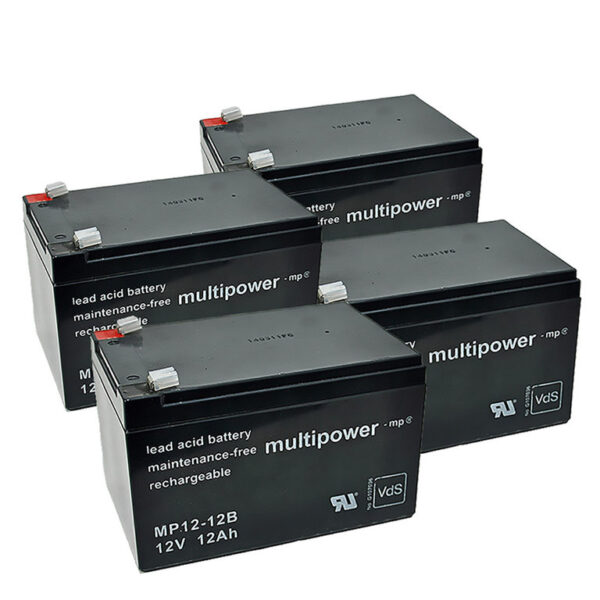 Ersatz-Akkusatz Multipower für USV Compaq-HP T2200XR