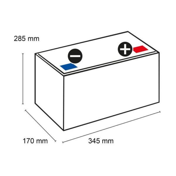 Batterie-Satz 24V 105Ah für Gansow Scheuersaugmaschine CT 40 B 50