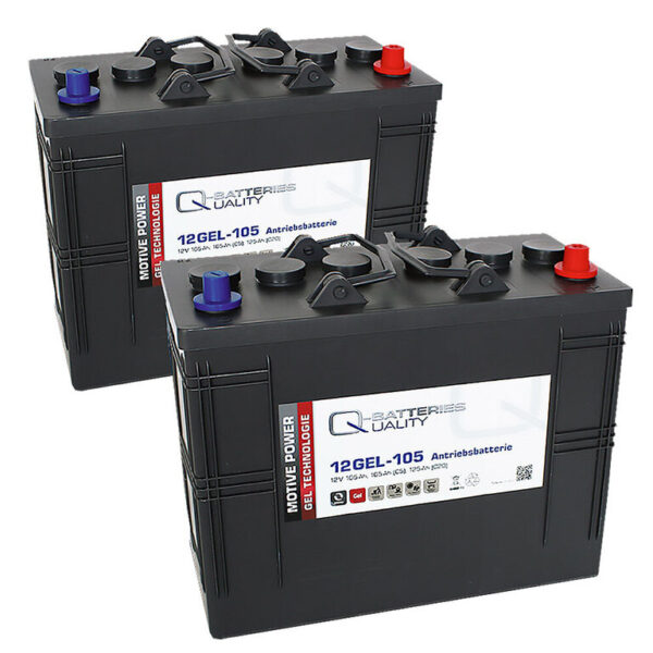 Batterie-Satz 24V 105Ah für Gansow Scheuersaugmaschine CT 40 B 50