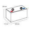 Batterie-Satz 24V 76Ah für Cleanfix RA 431 B Duo Scheuersaugmaschine