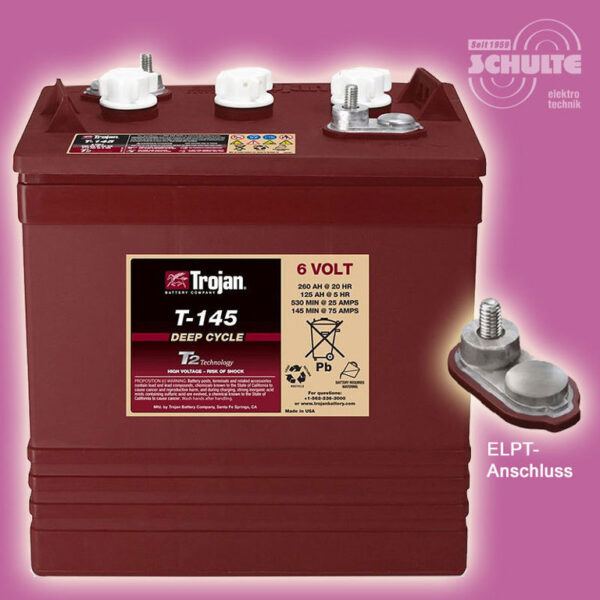Trojan_T-145_ELPT.jpg Trojan T-145 | 6V 260Ah | mit ELPT-Anschluss