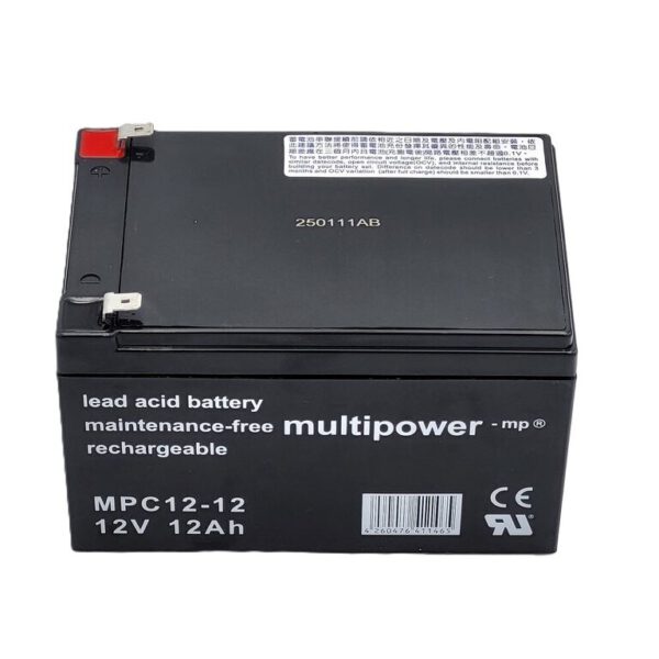 4 Stück Multipower MPC12-12 | 12V 12Ah