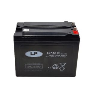 Landport EVX12-55 12V 55Ah (C20) kompatibel 6-DMF-45 6-EVF-45
