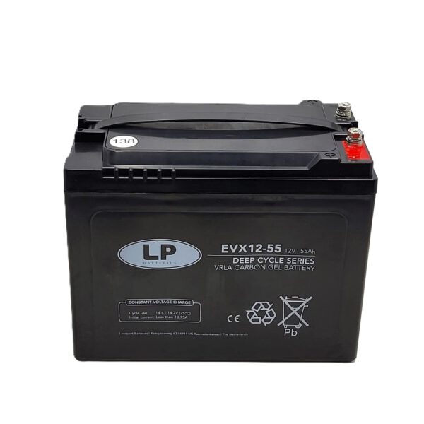 Landport EVX12-55 12V 55Ah (C20) 48Ah (C5) 45Ah (C3) für Kabinenroller